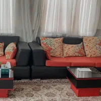 مبل راحتی چرم|مبلمان خانگی و میز عسلی|اسفراین, |دیوار