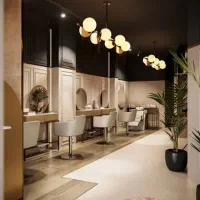 خانه با دو مغازه تجاری