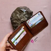 کیف پول جیبی چرم طبیعی مردانه دستدوز|کیف، کفش، کمربند|اصفهان, شیخ اشراق|دیوار