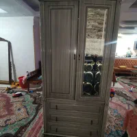 فروش لوستر تمام برنج سنگین و کمد سه کشویی چوب راش|لوستر و چراغ آویز|پاکدشت, پاکدشت (مامازند)|دیوار