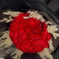 گل رز روبانی جاودان با تخفیف یلدایی