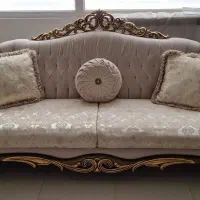 مبل کلاسیک واستیل به همراه میز غذا خوری