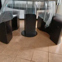 میز نهار خوری کم جا|میز و صندلی غذاخوری|سمنان, |دیوار