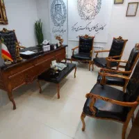 مبلمان اداری دسته  چوبی کلاسیک صندلی