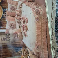 رو تختی دونفره مخملی|سرویس روتختی|ری, سرتخت|دیوار