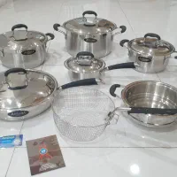 سرویس قابلمه استیل کفه چدنARSHIAآلمان Germany اصل