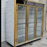 فروش خریدا.ر یخچال 3درویترینی مغازه فروشگاه نوشابه