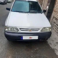 پراید انژکتور ۸۵ سفید رنگ