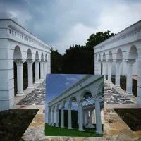 سیمان بری رومی سرستون و نقش برجسته