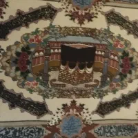 تابلو فرش دستباف تمام ابریشم تبریز ۶۲رج|تابلو فرش|تهران, فردوس|دیوار