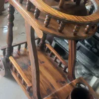 میزبار چوبی سالم بکر بکر