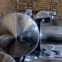 مخازن اب فلزی ور. ق سفید تان کر