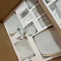 سرویس چینی ۸۵ تکه|ظروف سرو و پذیرایی|شیراز, باغشهر قصر سبز|دیوار