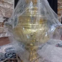 یک عددسماورگازی ویک سماورزغالی نو