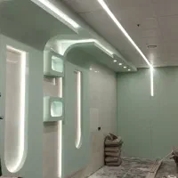نقاشی بتونه کناف درزگیر ماستیک.خرده کاری