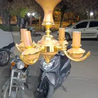 دو عدد لوستر|لوستر و چراغ آویز|یزد, |دیوار