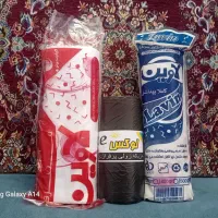 سفره یکبار مصرف و پلاستیک زباله ر‌ولی