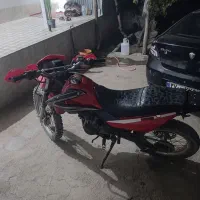 موتور تریل 200 مزائده|موتورسیکلت|تاکستان, |دیوار