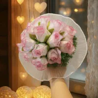 دسته گل عروس عقد نامزدی|گل مصنوعی|ری, هاشمآباد|دیوار