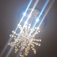 لوستر کریستالی ۲ عدد