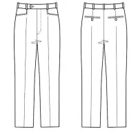 الگو شلوار  بدون دستکاری مردانه وزنانه