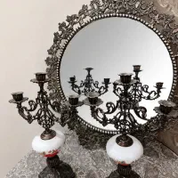 اینه و شمعدان شیک