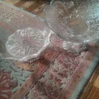 ۲عدد آجیل خوری شیرینی خوری کریستال فوری|ظروف سرو و پذیرایی|رشت, جماران|دیوار