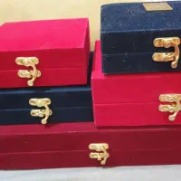 ۷ عدد جعبه و باکس مخملی کادویی در چند سایز