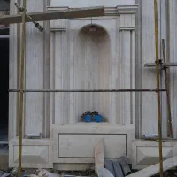 نمای رومی کلاسیک ومدرن سنگی|خدمات پیشه و مهارت|لاهیجان, شیشه گران|دیوار