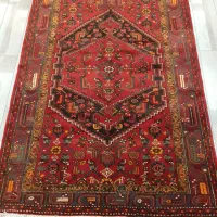 قالیچه سه متری بافت زنجان کرک رنگ طبیعی لاکی