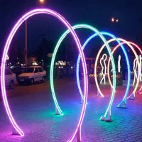 آذین بندی و ریسه کشی سرزمین ریسه|ریسه و چراغ تزئینی|شیراز, فخرآباد (دروازه کازرون)|دیوار