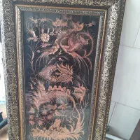 دوعددتابلو ،تابلوهای گل ومرغ ودیگری وان یکاد