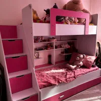 تخت دو طبقه دخترانه|تخت و سرویس خواب|پردیس, فاز ۱|دیوار