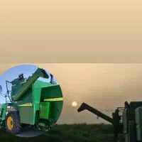 کمباین برداشت لوبیا