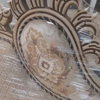 مبل ۷نفره کلاسیک بامیزعسلی مناسب جهیزیه درحدنونونو|مبلمان خانگی و میز عسلی|قائمشهر, |دیوار