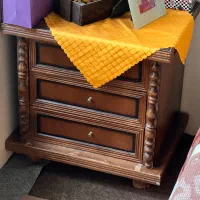 پا تختی چوبی - میز آرایش و آینه - کمد چوبی