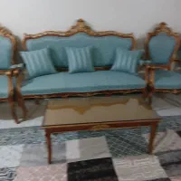 مبل ۹ نفره ومیزناهارخوری ۶ نفره|مبلمان خانگی و میز عسلی|تهران, قاسمآباد|دیوار