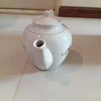 قوری چینی خیلی بزرگ گلسرخی هیئتی مجلسی مراسم نو نو|قوری، کتری، قهوه‌ساز دستی|تهران, جوانمردان (اندیشه)|دیوار
