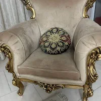 مبل منبت کلاسیک ۹ نفره|مبلمان خانگی و میز عسلی|رباطکریم, رباطکریم|دیوار