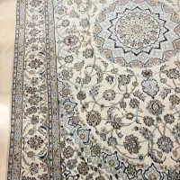 یک جفت فرش دستباف ۹متری نایین،رفو لازمه