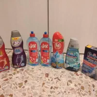 ژل، شوینده، نمک و براق کننده برای ماشین ظرفشویی