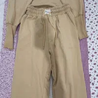 ست شلوار و کراپ آستین دار