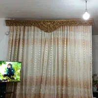 پرده پذیرایی و اتاق خواب