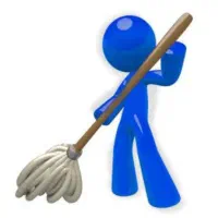 نظافت دوره ای پله پارکینگ نیروی ثابت و لوازم کار