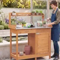 میز سینک ظرفشویی ،میز کار باغبانی،میز کافی بار