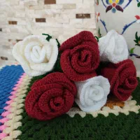 گل رز قلاب بافی|گل مصنوعی|تهران, منیریه|دیوار