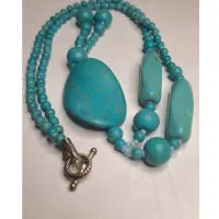 آویز واقعا قیمتی فیروزه اصل معدنی