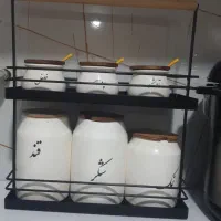 پا سماوری سرامیکی با استند فلزی جدید