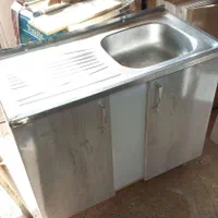 سینک و کابینت زیر ظرفشویی میز سماور|مصالح و تجهیزات ساختمان|تبریز, |دیوار