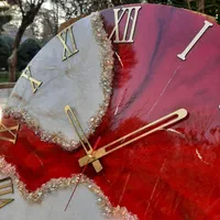 ساعت دیواری جهیزیه طرح قرمز طلایی|ساعت دیواری و تزئینی|تهران, مجیدیه|دیوار